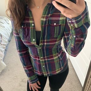 multicolored flannel LSS